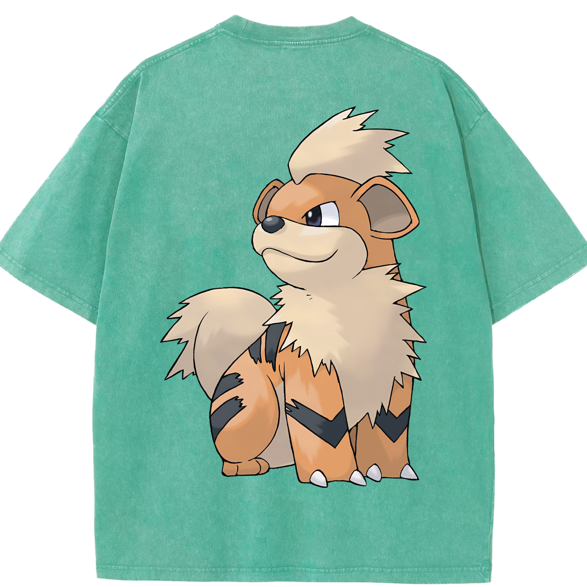 （画像用） ポケットモンスター Pokémon 綿100% ヴィンテージ風 半袖Tシャツ（背面プリント）